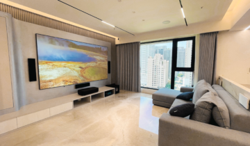 【案例分享】極薄隱藏式美學：KEF T 系列 5.1.2 家庭劇院 × Epson LS800 台中安裝實錄